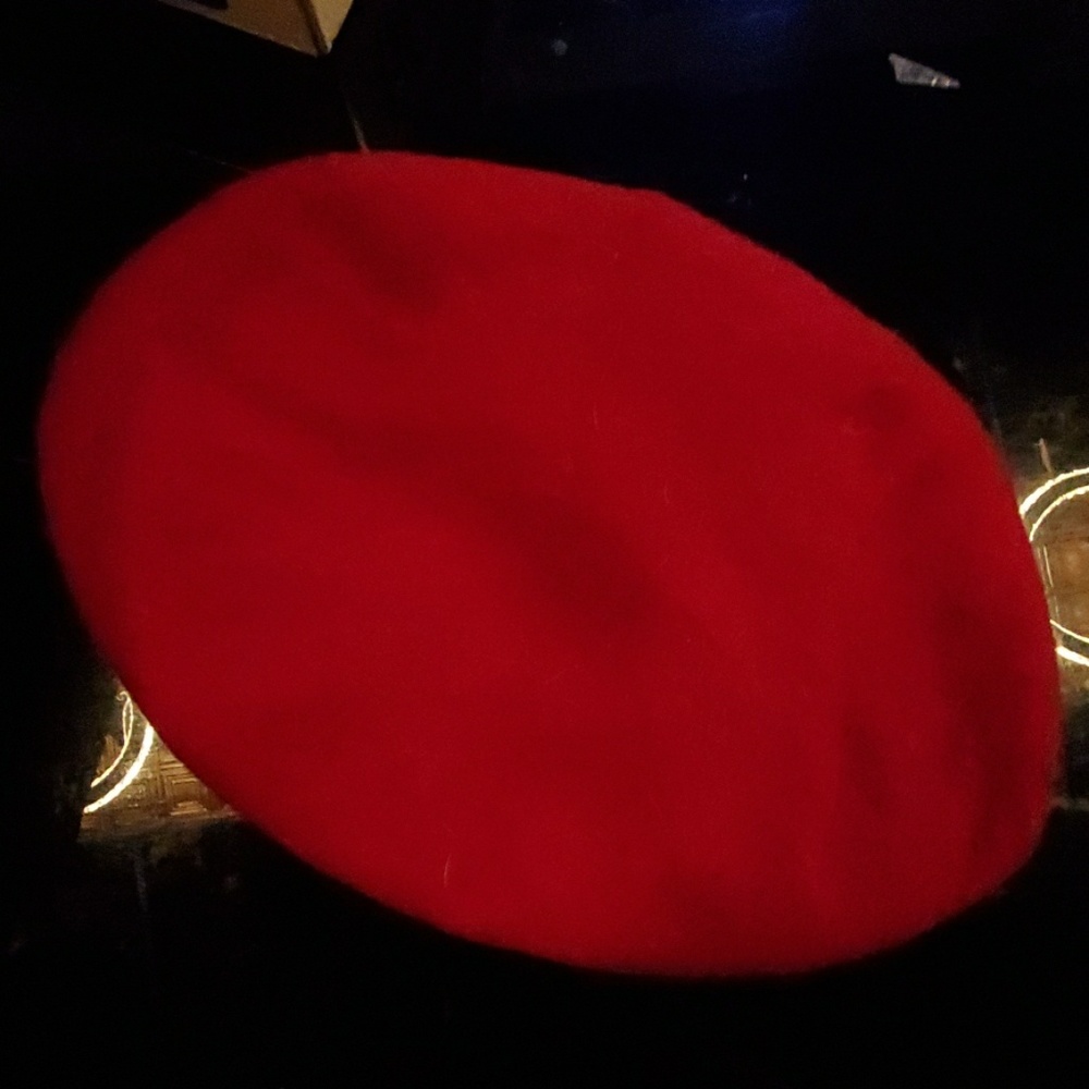 Bancroft Red Wool Beret Size 7 EXCELLENT CONDITION